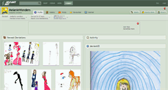 Desktop Screenshot of melaniewonders.deviantart.com