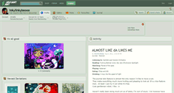 Desktop Screenshot of inkylinkyboooo.deviantart.com
