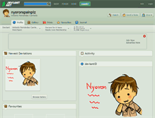 Tablet Screenshot of nyoronspainplz.deviantart.com