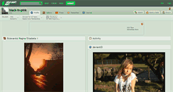 Desktop Screenshot of black-in-pink.deviantart.com