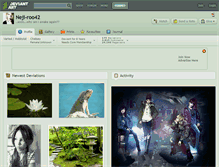 Tablet Screenshot of neji-roo42.deviantart.com