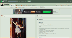 Desktop Screenshot of mausclea.deviantart.com