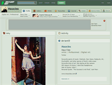 Tablet Screenshot of mausclea.deviantart.com
