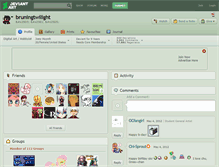 Tablet Screenshot of bruningtwilight.deviantart.com