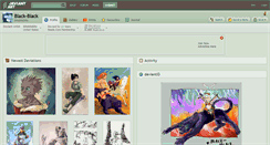 Desktop Screenshot of black-black.deviantart.com