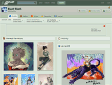 Tablet Screenshot of black-black.deviantart.com