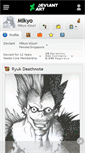 Mobile Screenshot of mikyo.deviantart.com
