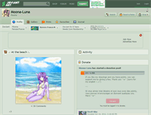 Tablet Screenshot of moona-luna.deviantart.com