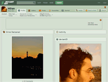 Tablet Screenshot of mthan.deviantart.com