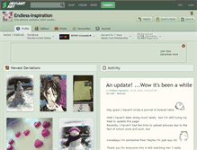 Tablet Screenshot of endless-inspiration.deviantart.com