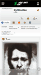 Mobile Screenshot of kyokurisu.deviantart.com
