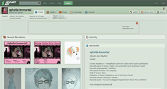 Desktop Screenshot of ophelia-immortal.deviantart.com