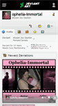 Mobile Screenshot of ophelia-immortal.deviantart.com