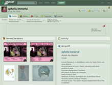 Tablet Screenshot of ophelia-immortal.deviantart.com