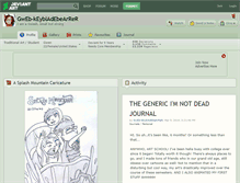 Tablet Screenshot of gweb-keybladebearrer.deviantart.com