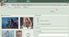 Desktop Screenshot of farv.deviantart.com