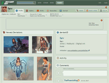 Tablet Screenshot of farv.deviantart.com