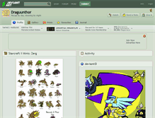 Tablet Screenshot of draguunthor.deviantart.com