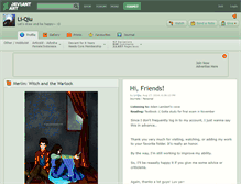 Tablet Screenshot of li-qiu.deviantart.com
