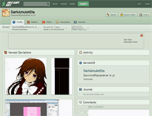 Tablet Screenshot of darkamuletdia.deviantart.com