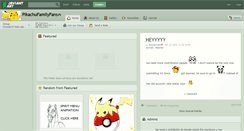Desktop Screenshot of pikachufamilyfans.deviantart.com
