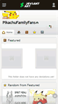 Mobile Screenshot of pikachufamilyfans.deviantart.com