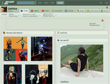 Tablet Screenshot of getnine.deviantart.com