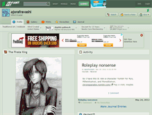 Tablet Screenshot of ajorafravashi.deviantart.com