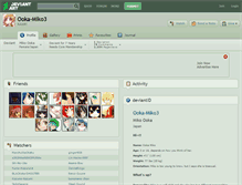 Tablet Screenshot of ooka-miko3.deviantart.com