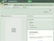 Tablet Screenshot of bloobe.deviantart.com