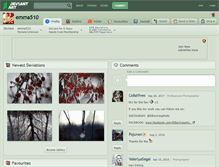 Tablet Screenshot of emma510.deviantart.com