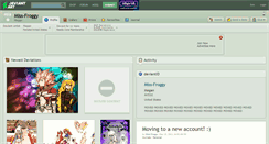 Desktop Screenshot of miss-froggy.deviantart.com