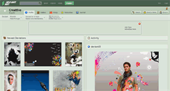 Desktop Screenshot of creattive.deviantart.com