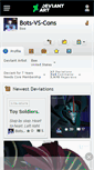 Mobile Screenshot of bots-vs-cons.deviantart.com