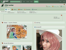 Tablet Screenshot of killer-suntan.deviantart.com