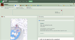 Desktop Screenshot of ilutiern.deviantart.com