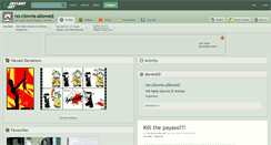 Desktop Screenshot of no-clowns-allowed.deviantart.com