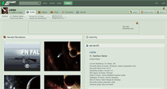 Desktop Screenshot of corax.deviantart.com