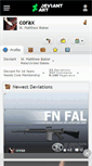 Mobile Screenshot of corax.deviantart.com