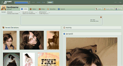 Desktop Screenshot of hawthoerne.deviantart.com