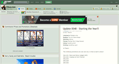 Desktop Screenshot of elinewton.deviantart.com