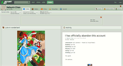 Desktop Screenshot of natsumi-chian.deviantart.com