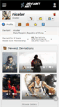 Mobile Screenshot of niceler.deviantart.com