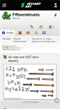 Mobile Screenshot of fifteenminutes.deviantart.com