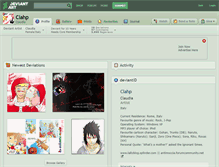 Tablet Screenshot of clahp.deviantart.com