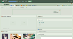 Desktop Screenshot of dev4567.deviantart.com