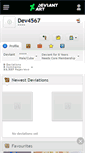 Mobile Screenshot of dev4567.deviantart.com