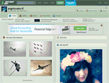 Tablet Screenshot of angelswake-tf.deviantart.com