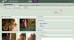 Desktop Screenshot of missconfigured.deviantart.com