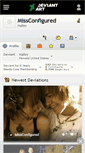 Mobile Screenshot of missconfigured.deviantart.com